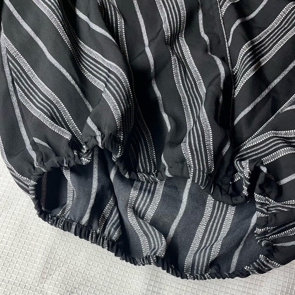 Sadie & Sage Striped Crop Top Women’s Sz M - Picture 3 of 11